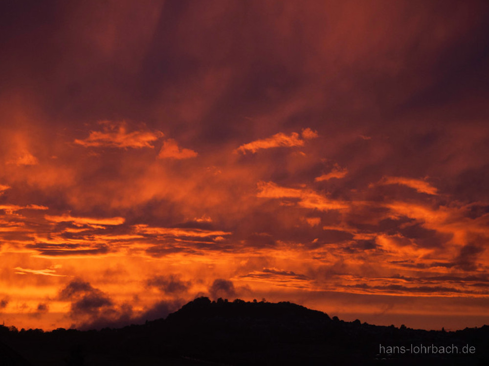 Sonnenuntergang in Ehlen